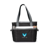 Polyester insulated tote with 32" shoulder straps, 30 can capacity and......