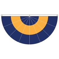 3' X 6' Custom Color Pleated Fans... from ASI 80228 Quinn