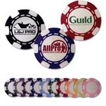 Portrait Design Poker Chips (Color Foil Stamped)