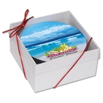 Ultra Vivid Recycled Wood Coaster Set of 4