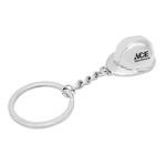 Construction Hardhat Metal Key Tag