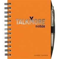 5" x 7" Business notebook with 100 sheets of goal-themed paper... from ASI...