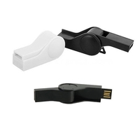 Retractable Whistle USB Flash Drive