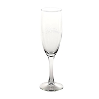 5.75oz Champagne Glass custom etched product. Available in clear color...