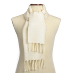 CLOSEOUT - Ivory Acrylic Scarf