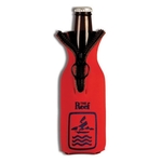12oz Bottle Koolie w/zipper- Single Color