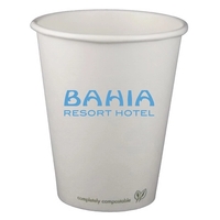 Quick Ship 8 oz. Compostable, Eco-Friendly Paper Hot Cup... from ASI 31490...