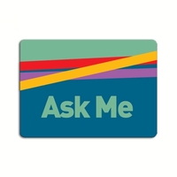 Rectangle shape magnetic note holder with rounded corners.... from ASI 67620...