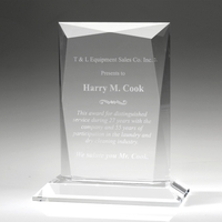 Awards-prestige optical crystal award/trophy.... from ASI 41511 Brainchild...