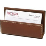 Rustic Leather Business Card Holder