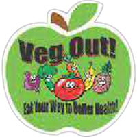 Apple - Flag top shape decal printed on 6 mil... from ASI 59080 Halls &...