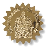 Custom Debossed Gold Decals - Non-Imprinted