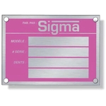 Sealed Anodized Aluminum Plate .020