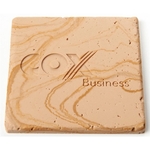 Square Travertine Coaster