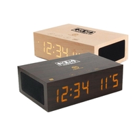 Bluetooth speaker and alarm clock with LED display; works wireless or... from...