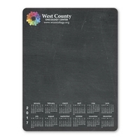 11" x 8.5" erasable chalkboard with repositionable adhesive backing, chalk...