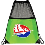 Mesh Drawstring Backpack