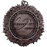 Star Border Medal - 2 3/4"