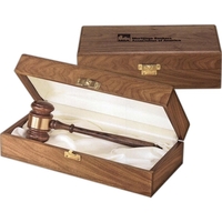 Gavel in presentation box with engraving band... from ASI 56020 The Gavel...