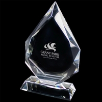 Dew drop shaped crystal award in large size.... from ASI 31517 Admart...