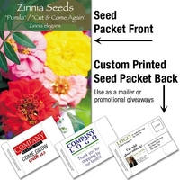 Mailable Seed Packet - Custom Printed Back... from ASI 46719 Corner Lot...
