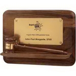 Pedestal Gavel Plaque