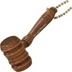 3 1/2" Novelty Gavel Keychain