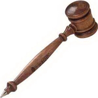 5" Novelty Gavel Pen