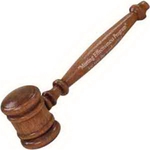 5" Walnut Finish Novelty Gavel
