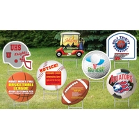 Basketball Sport Yard Sign, approximately 24" high X 24" wide.... from ASI...
