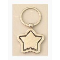Silver Double Star Key Chain... from ASI 55540 Furniward Company
