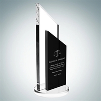 Crystal Black Success Award measures 10" x 4" x 4" and... from ASI 47791 Best...
