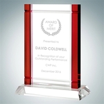 Classic Red Deco Award (Crystal Base)