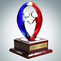 Partners in Crime award is an ideal art glass, art piece... from ASI 47791...