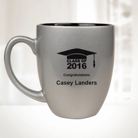 16 oz. Silver Ceramic Bistro Mug