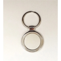 Silver Round Key chain