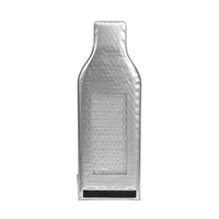 Wine Safeguard Reusable Bottle Protector- Silver