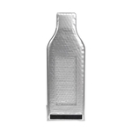 Wine Safeguard Reusable Bottle Protector- Silver