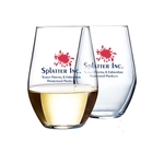 11.5 oz Concerto stemless goblet wine glass