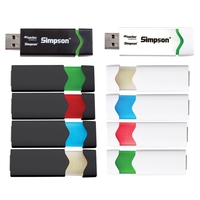 Hyde retractable USB drive with a frost area that lights up... from ASI 90859...