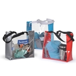 Chromium Patent Vinyl Tote Bag w/ 24" Handle