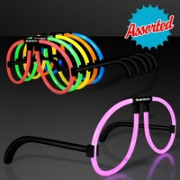 Blank or imprinted. Neon Glow Glasses- Assorted Colors.... from ASI 34194...