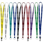 1/2" Overseas Silkscreen Lanyard