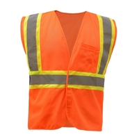 FR Treated Class 2 Two Tone Safety Vest - Orange