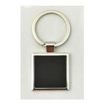 Black Square Key Chain