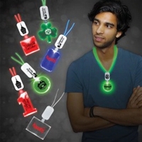 Extra large necklace with an assortment of LED color and your... from ASI...