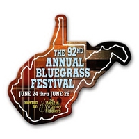 3.19" x 3.56" West Virginia state-shaped magnet with a four color... from ASI...