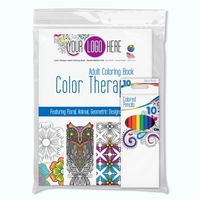 Color TherapyA® Adult Coloring Book with Colored Pencils