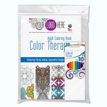 Color TherapyA® Adult Coloring Book with Colored Pencils