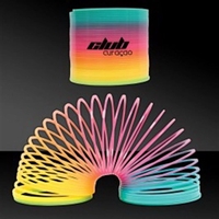2 3/4" multi-colored circle spring toy.... from ASI 42016 Brighter Promotions...